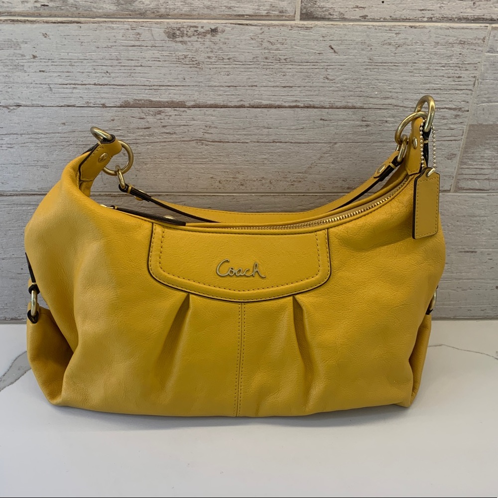 AUTHENTIC Coach Purse Handbag Yellow